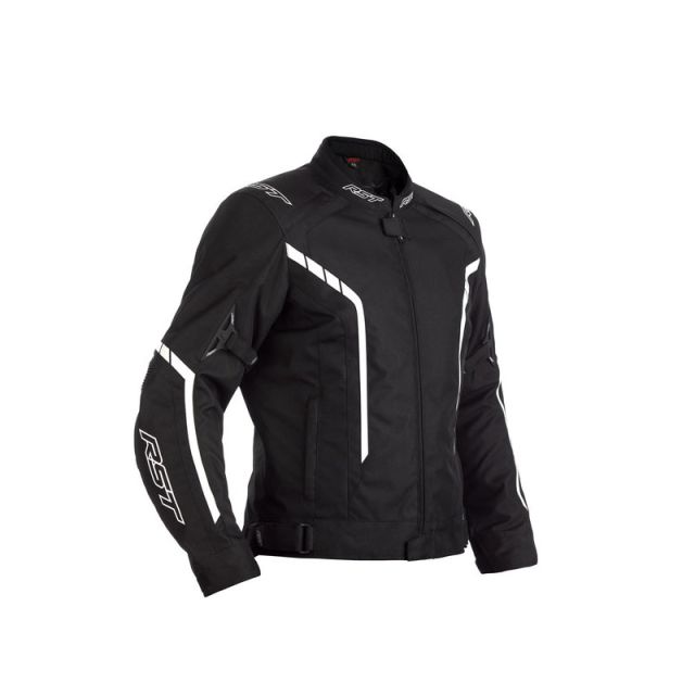 Blouson men moto RST Axis textile Noir - Blanc-L