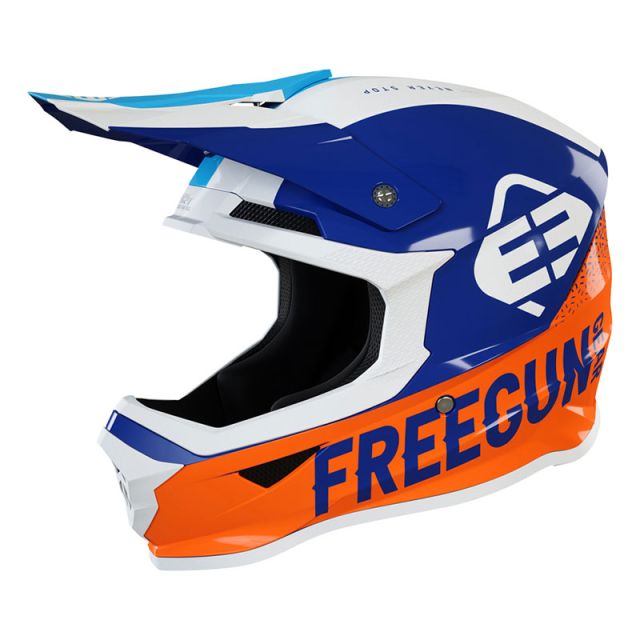 Casque cross SHOT FREEGUN XP4 Attack Navy