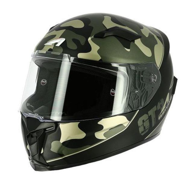 Casque intégral moto ASTONE GT3 Graphic CAMO Marron matt XS