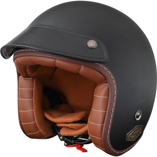 Casque jet moto TORX WYATT EARP BROKEN Noir mat S