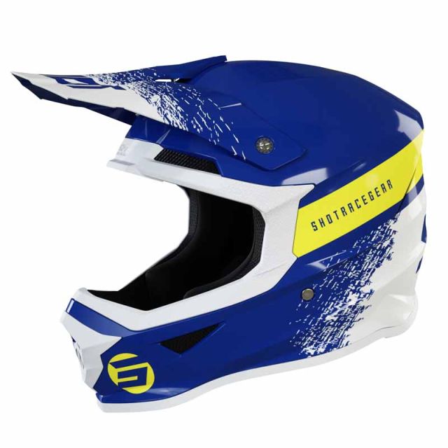 Casque cross SHOT FURIOUS ROLL Navy