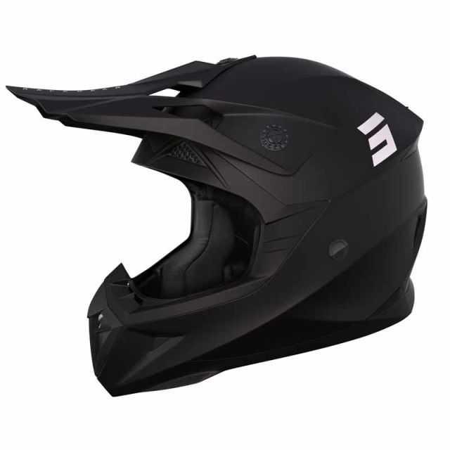 Casque cross SHOT PULSE SOLID Black