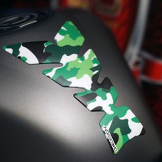 Protège réservoir moto PRINT CAMOUFLAGE VERT