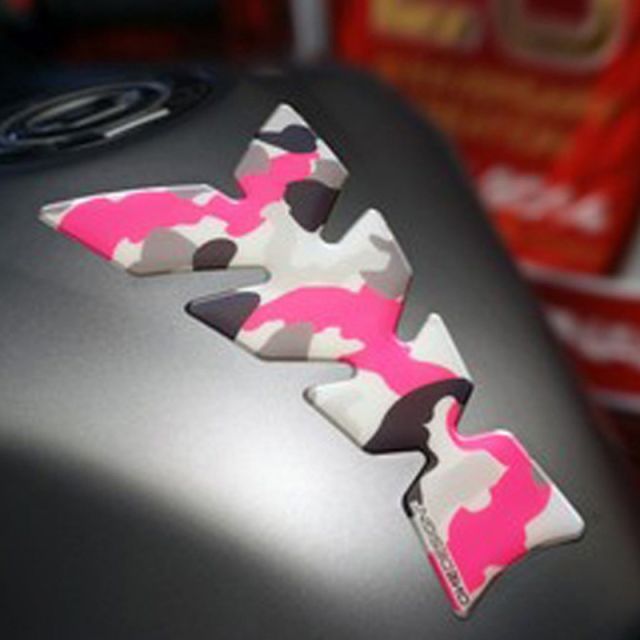 Protège réservoir moto PRINT CAMOUFLAGE ROSE