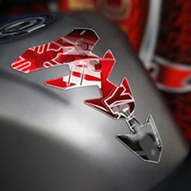 Protège réservoir moto PRINT YAMAHA Rouge