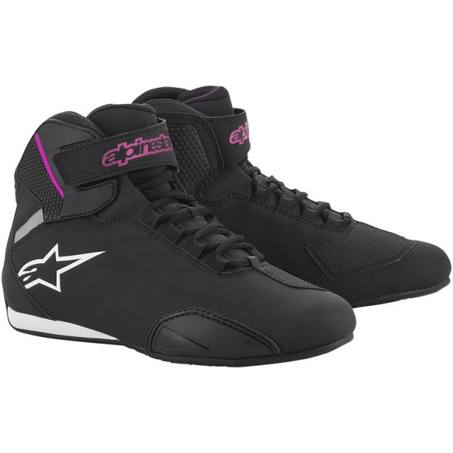 Chaussure moto ALPINESTARS 4W SEKTOR LADY Noir/ Rose 37