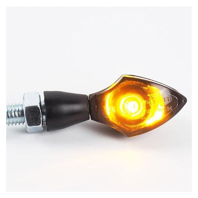 Clignotants moto LIGHTECH FRE927 Led aluminium noir