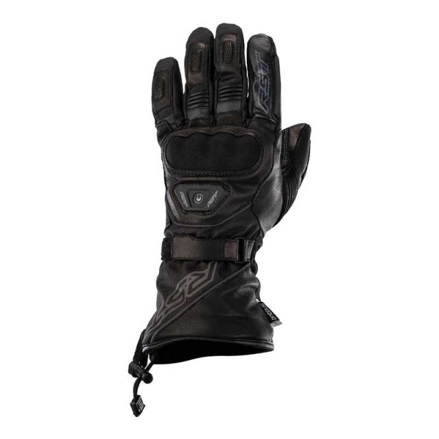 Gants chauffants moto RST Paragon 6 Heated Waterproof cuir textile noir