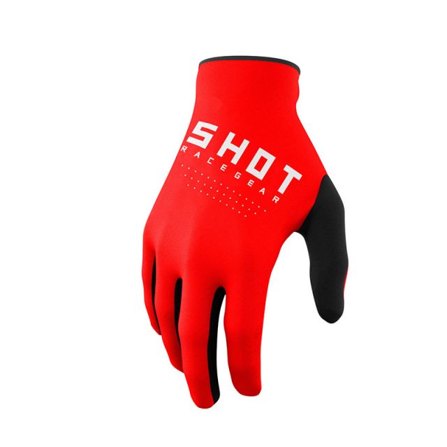 Gants cross SHOT Raw Red