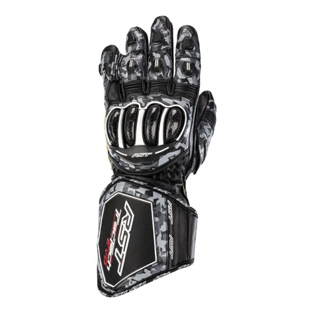 Gants moto RST Tractech Evo 4 cuir Camouflage S