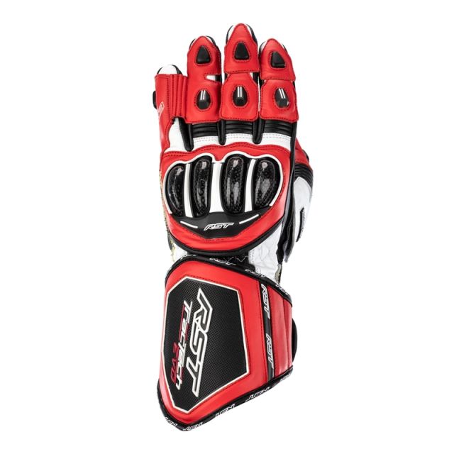 Gants moto RST Tractech Evo 4 cuir Rouge S