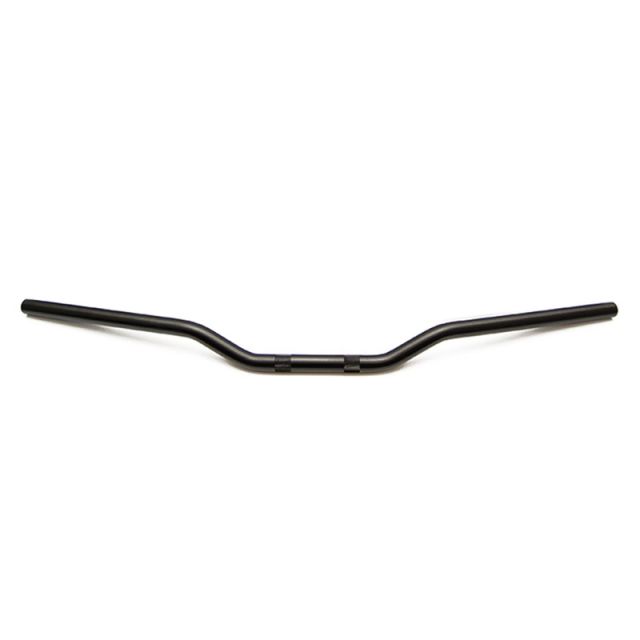 Guidon moto Ø22,2mm sans barre V PARTS Street Bas Noir