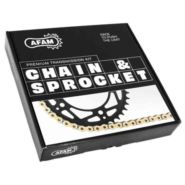 Kit chaine renforcé premium moto AFAM APRILIA SHIVER 750 2007 - 2016