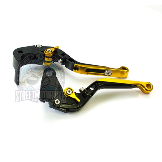 leviers moto Flip Up ajustable repliable SMB HONDA #14 Noir or