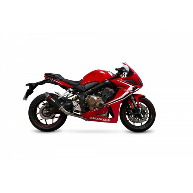 Ligne complète moto SCORPION Serket Taper Carbone HONDA CBR650R CB650R