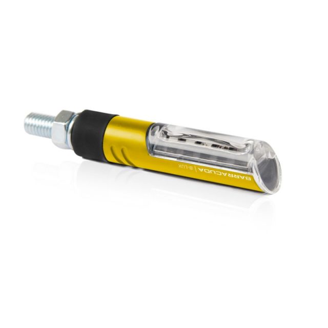 Paire clignotants moto BARRACUDA IDEA B-LUX Or