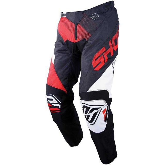 Pantalon cross SHOT KID DEVO ULTIMATE Noir Rouge