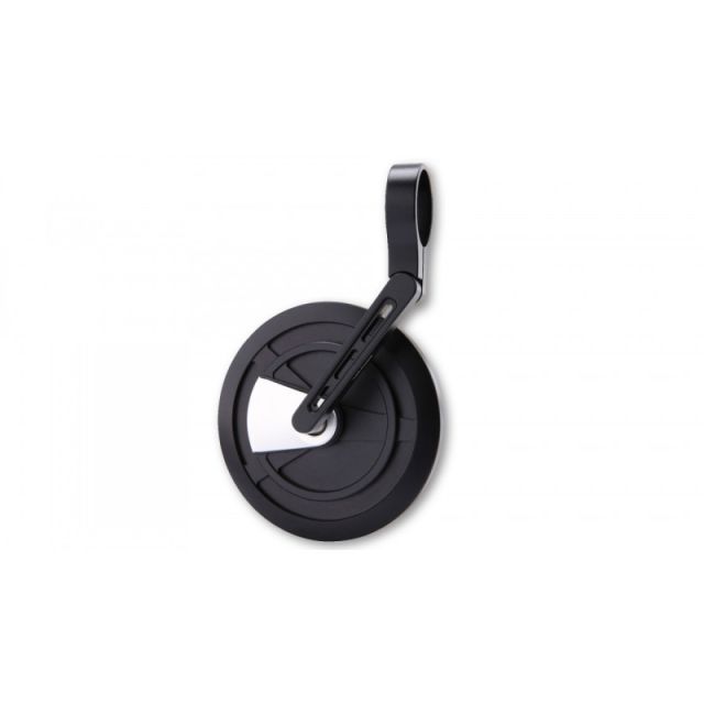 Rétroviseur embout guidon moto HIGHSIDER ENTERPRISE-EP1 ARGENT
