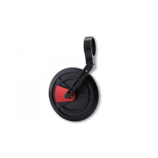 Rétroviseur embout guidon moto HIGHSIDER ENTERPRISE-EP1 ROUGE