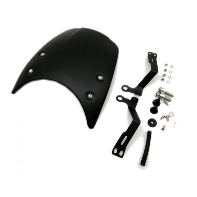 Saute Vent moto Noir "PLATINIUM" Cafe Racer BRAZOLINE