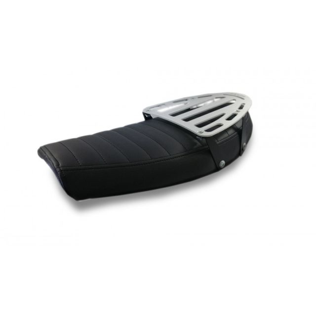 Selle moto adaptable C RACER SCRFSR YAMAHA SR 400 1978 - 2009 Noir avec rack
