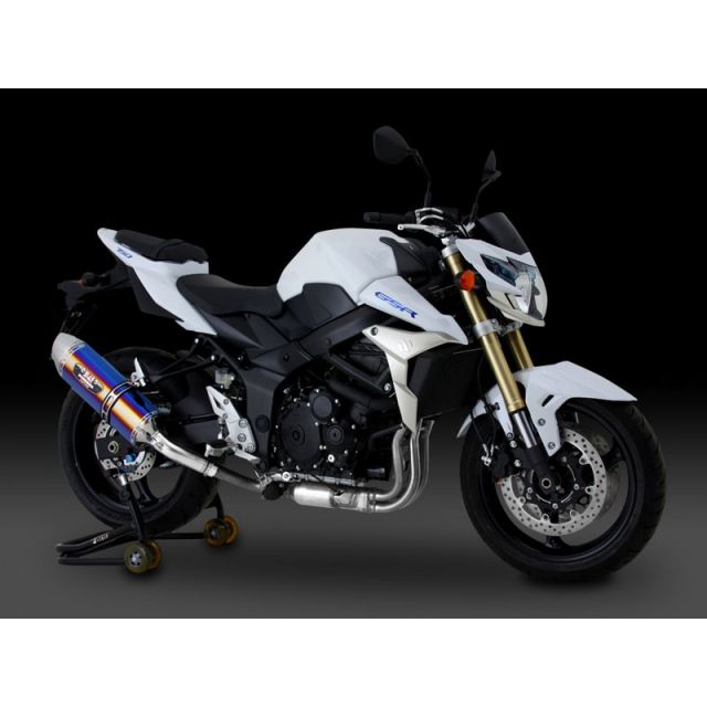 Silencieux moto YOSHIMURA R-77J titane bleu Suzuki GSR GSXS 750