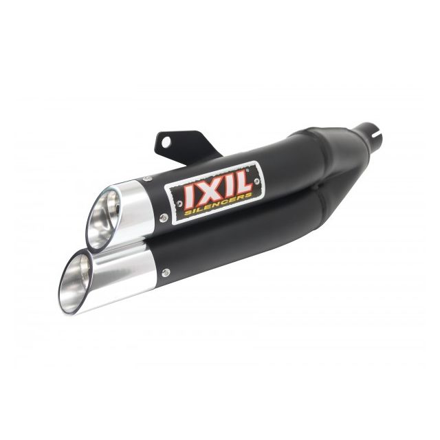Silencieux ligne complète moto IXIL DUAL HYPERLOW XL BLACK EDITION Kawasaki Z650 NINJA 650 2017 - 2019