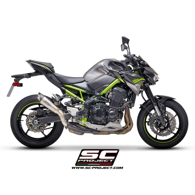 Silencieux moto SC PROJECT S1 Titane KAWASAKI Z900 - A2 2020