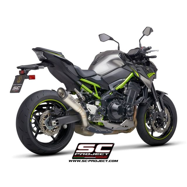 Silencieux moto SC PROJECT S1 Titane KAWASAKI Z900 - A2 2021