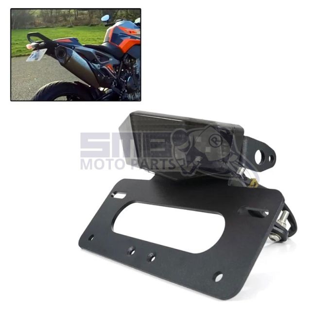 Support plaque &  feu arrière SMB MOTO PARTS KTM 790 890 DUKE - R 2018 - 2021