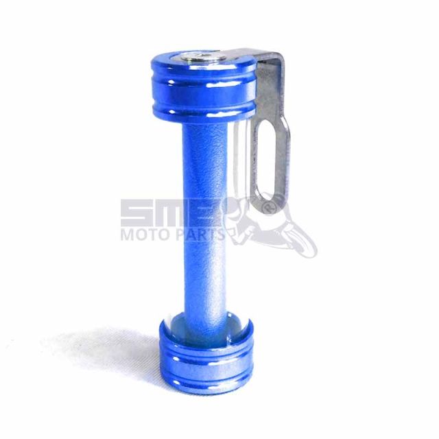 Support vignette assurance cylindrique moto SMB MOTO PARTS Bleu