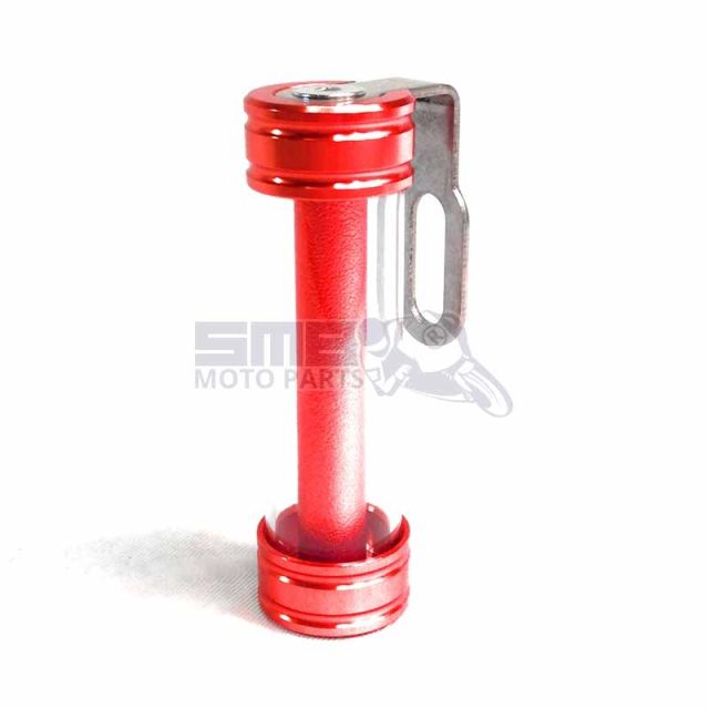 Support vignette assurance cylindrique moto SMB MOTO PARTS Rouge