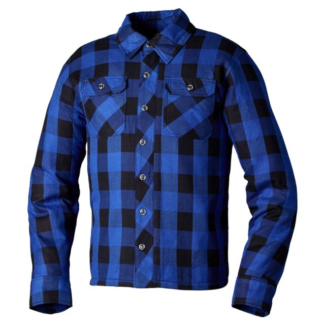 Veste moto RST Lumberjack Kevlar Aramid Bleu