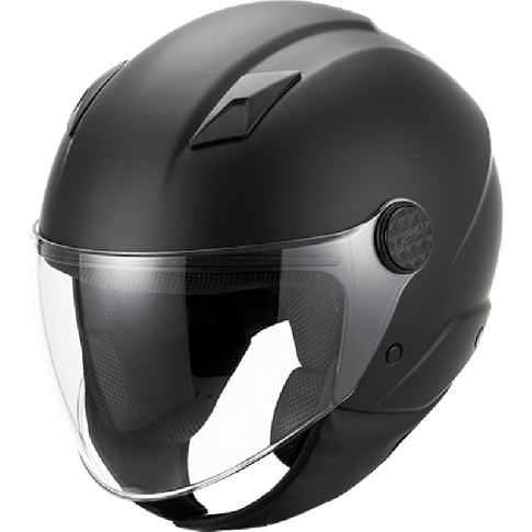 Casque jet moto VITO HELMET UNO Noir Mat