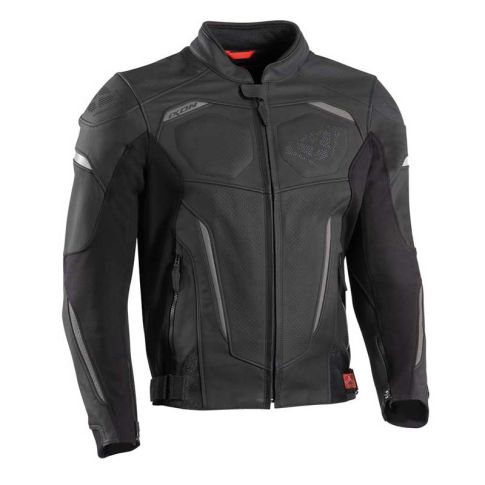 Blouson cuir moto IXON Ceros Noir Anthracite