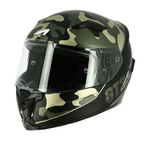 Casque intégral moto ASTONE GT3 Graphic CAMO Marron matt