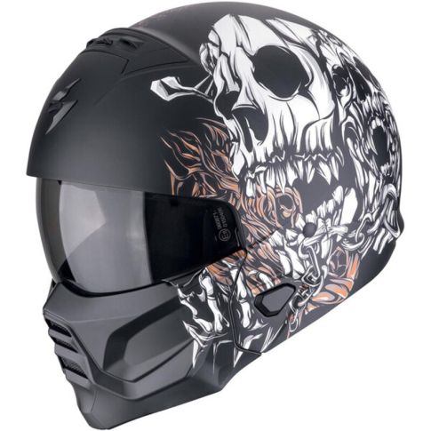 Casque jet moto SCORPION EXO-COMBAT II GENESIS Noir Or