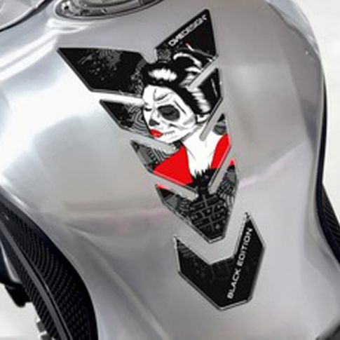 Protège réservoir moto PRINT Visage Femme