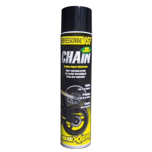 Spray graisse chaine moto BOXER CHAIN 250 ml