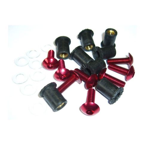 Kit vis bulle carenage moto BRAZOLINE