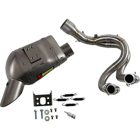 Ligne d'échappement moto AKRAPOVIC Racing Line Titane KAWASAKI Z650 NINJA 650