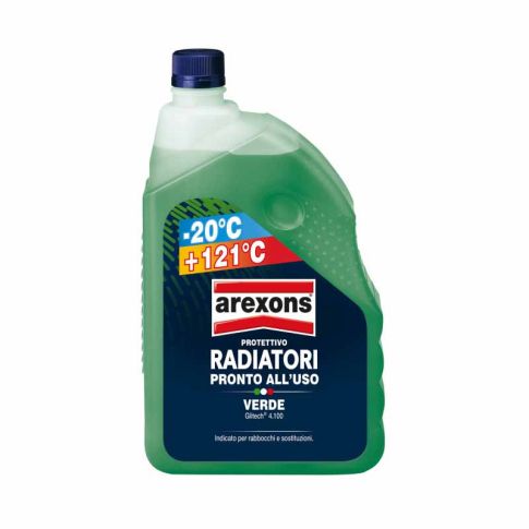Liquide de refroidissement Arexons vert 2L universel -20°C +121°C