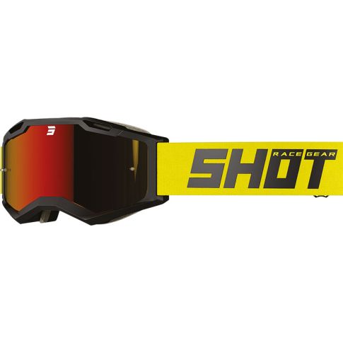 Masque cross SHOT Iris 2.0 Enduro Solid Yellow