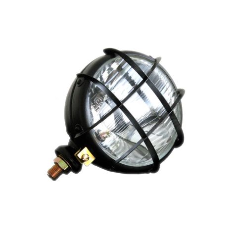 Phare avant moto BRAZOLINE SCRAMBLER 1 145mm NOIR MAT