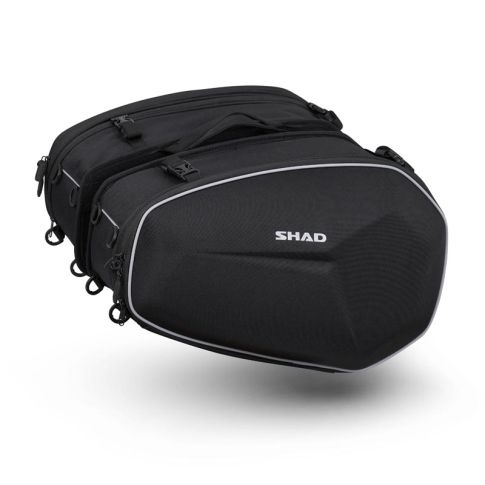 Sacoches latérales extensibles moto SHAD E48