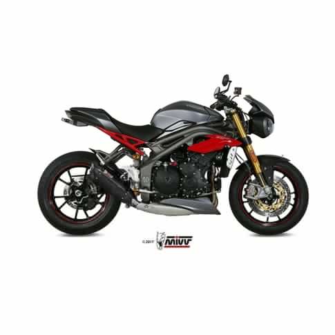 Silencieux moto MIVV SUONO Inox TRIUMPH SPEED TRIPLE 1050 2016 - 2017