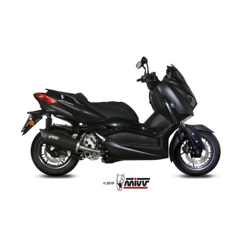 Silencieux scooter MIVV Mover inox noir YAMAHA XMAX 300 2017 - 2020