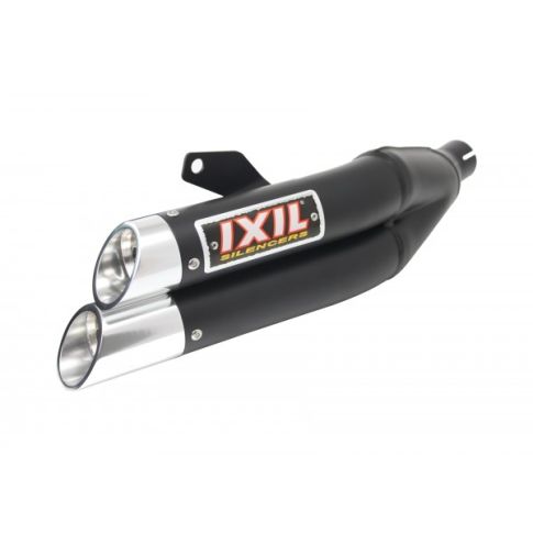 Silencieux ligne complète moto IXIL DUAL HYPERLOW XL BLACK EDITION Kawasaki Z650 NINJA 650 2017 - 2019